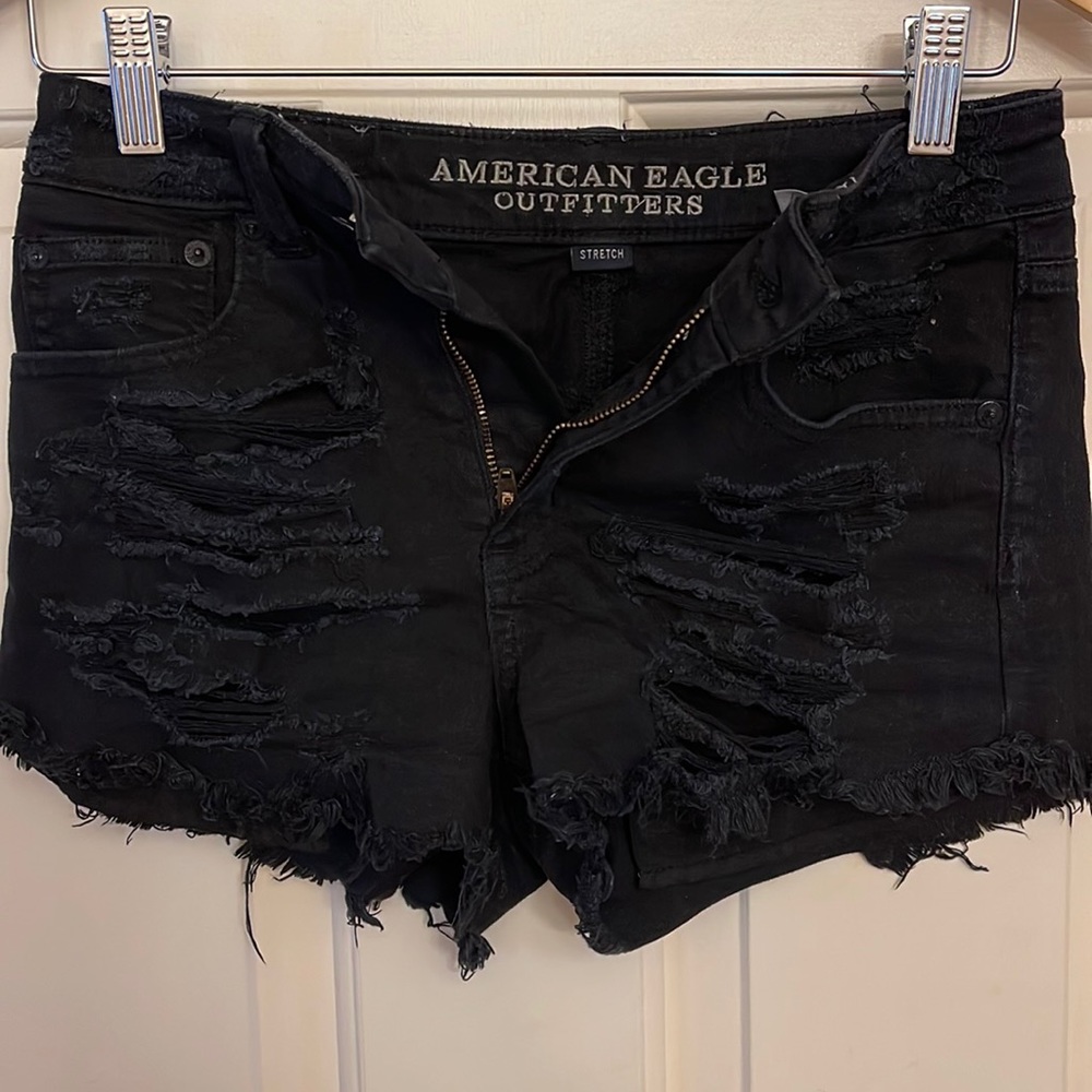Stressed Jean shorts